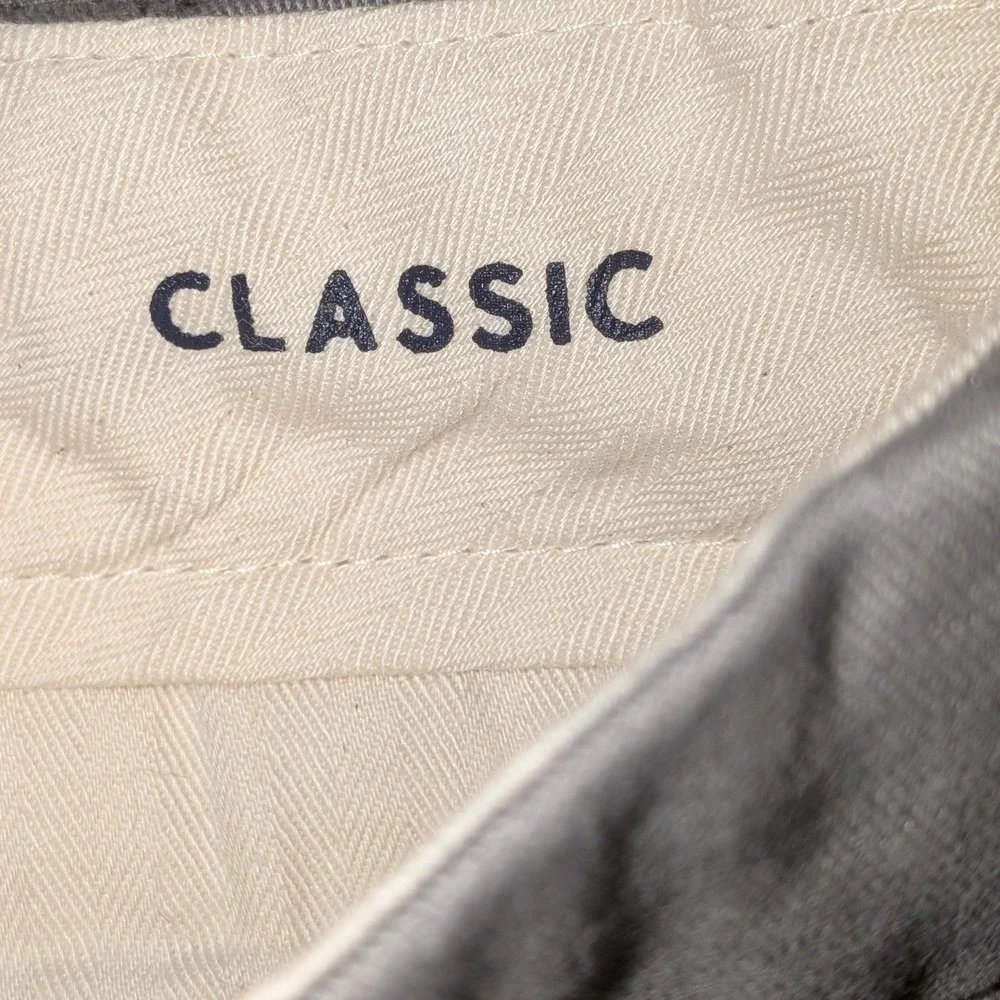 Crewcuts Boys Grey Classic Chino Shorts Size 8 Adjustable Waist Cotton NWOT